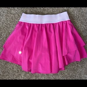 Lululemon Sonic Pink Court Rival Skirt
